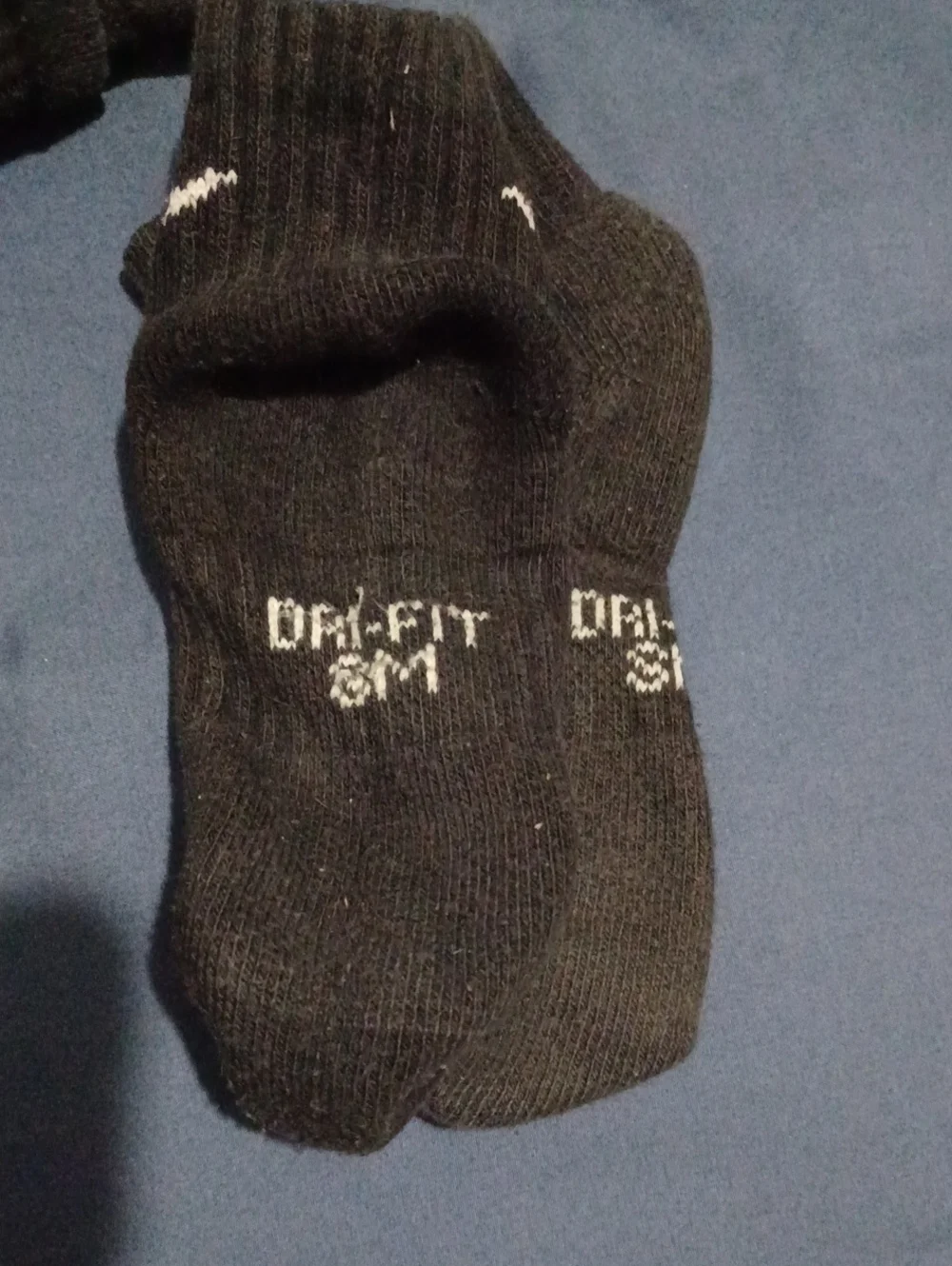 Bundle Of 15 Pairs Of Nike Boy’s Black Ankle Socks - Size 3Y-5Y